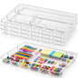 Desk Drawer Organizer Tray with 9 Storage Compartments for Office Supplies