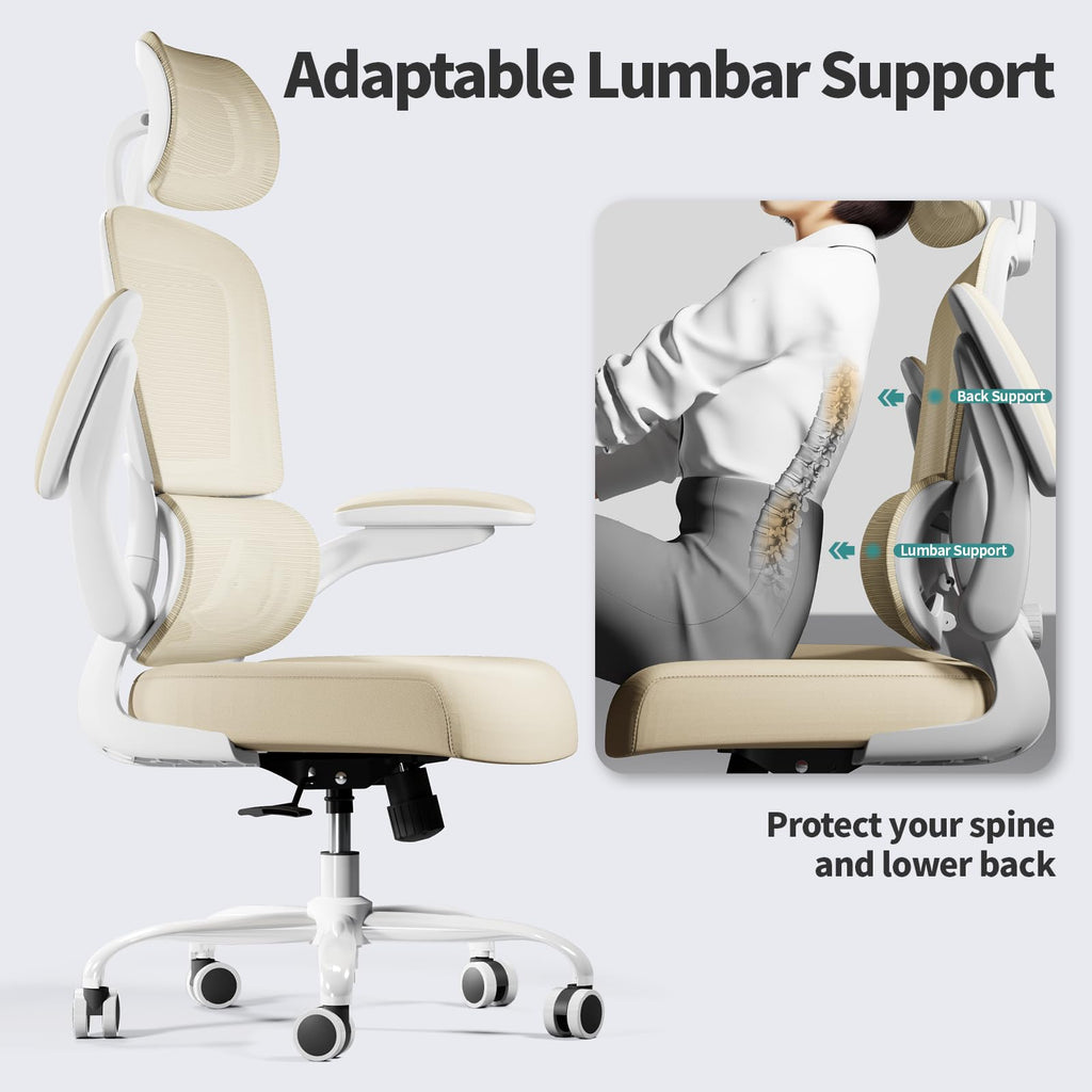TRALT Office Chair Ergonomic Desk Chair - Gaming Chair with Lumbar Support