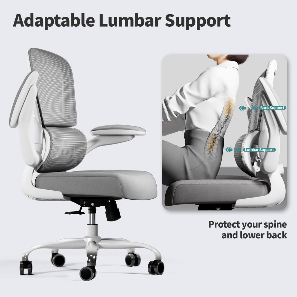 Ergonomic Mesh Office Chair with Adjustable Lumbar Support