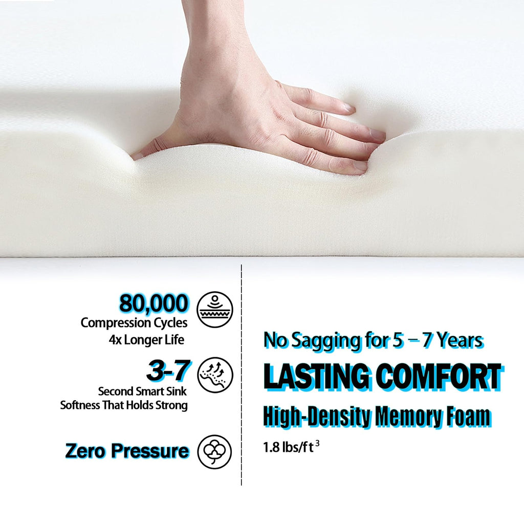 Coccyx Seat Cushion with Pressure Relief Support for Office Chairs