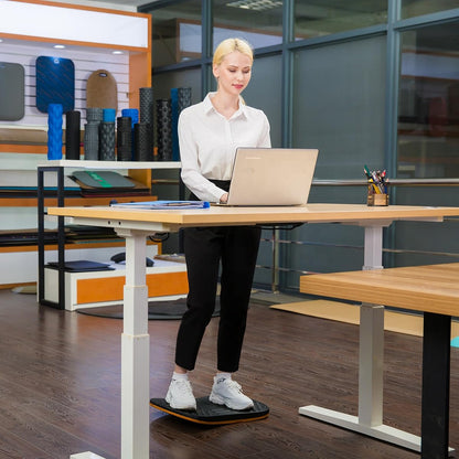Standing Desk Balance Board with Anti-Fatigue Comfort Mat Design