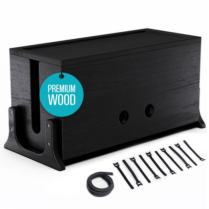 Extra Large Cable Management Box for Desk Wire Organization