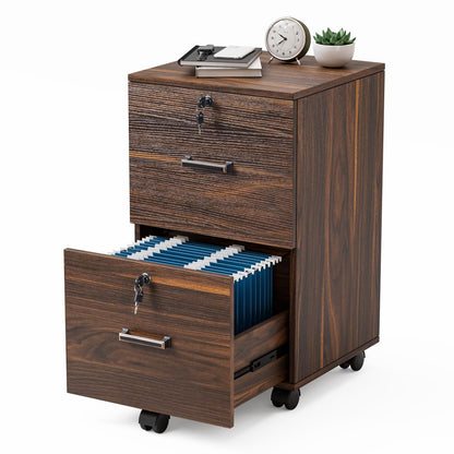 VINGLI Wood File Cabinet for Home Office