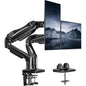 Dual Monitor Arm Mount with Adjustable VESA Desk Stand