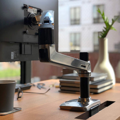 Ergotron – LX Premium Single Monitor Arm, VESA Desk Mount