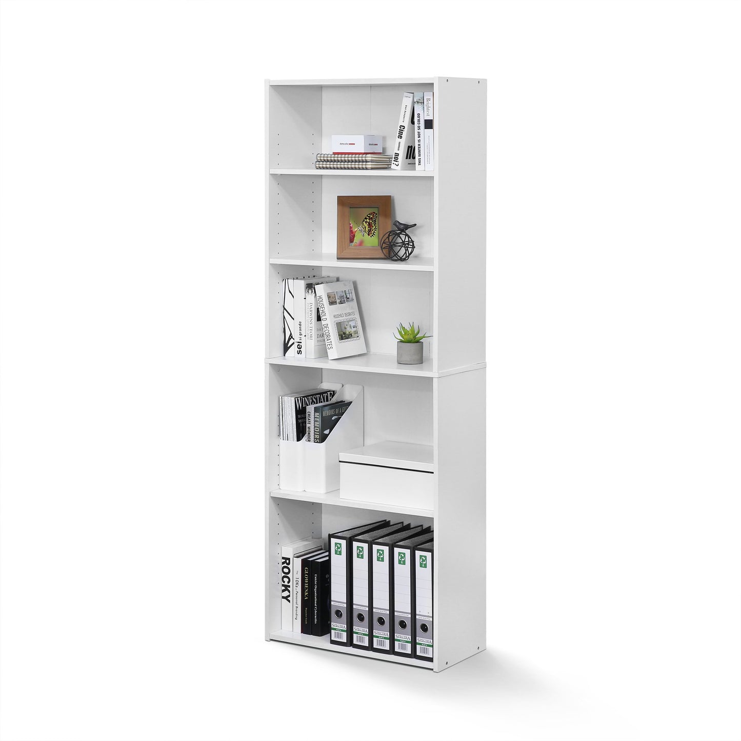 Tiered Storage Shelf for Office and Home Organization