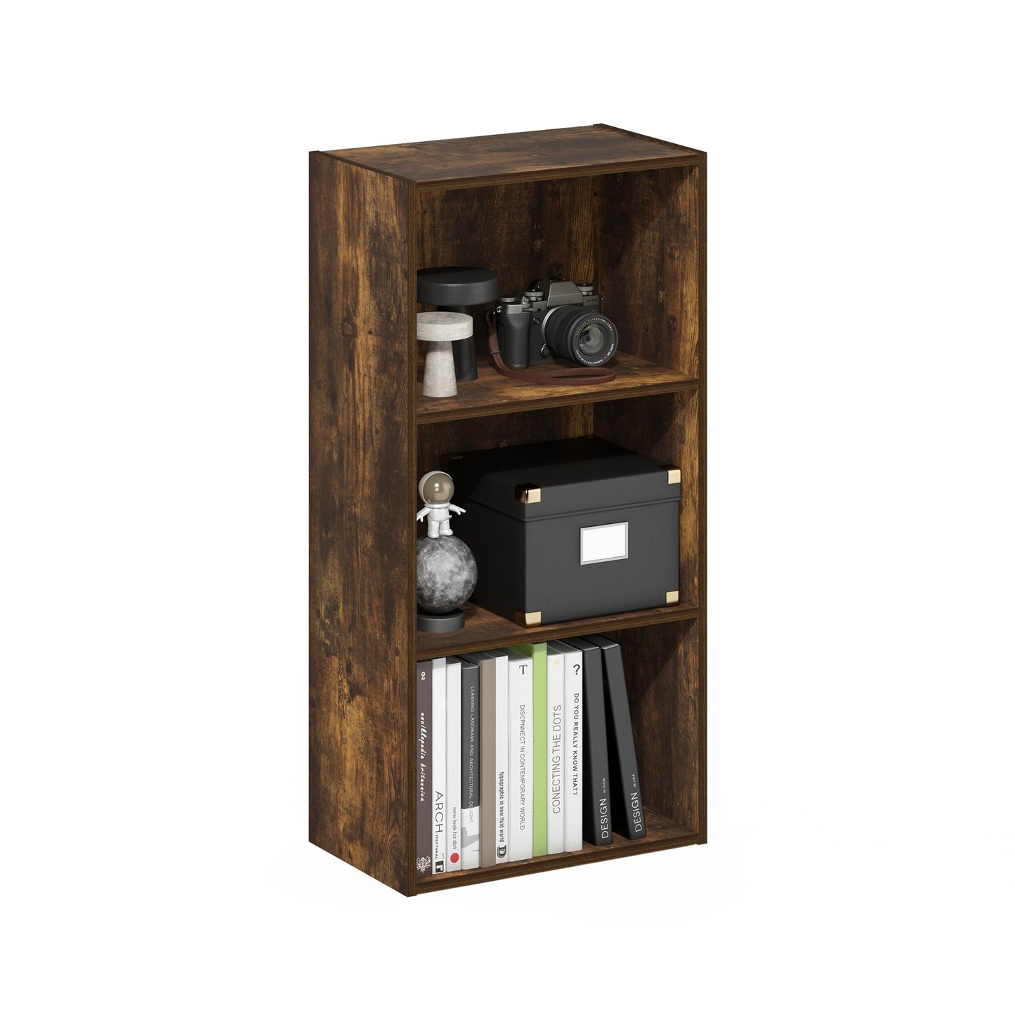 Tiered Storage Shelf for Office and Home Organization