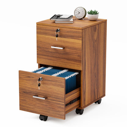 VINGLI Wood File Cabinet for Home Office