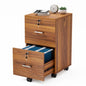 VINGLI Wood File Cabinet for Home Office
