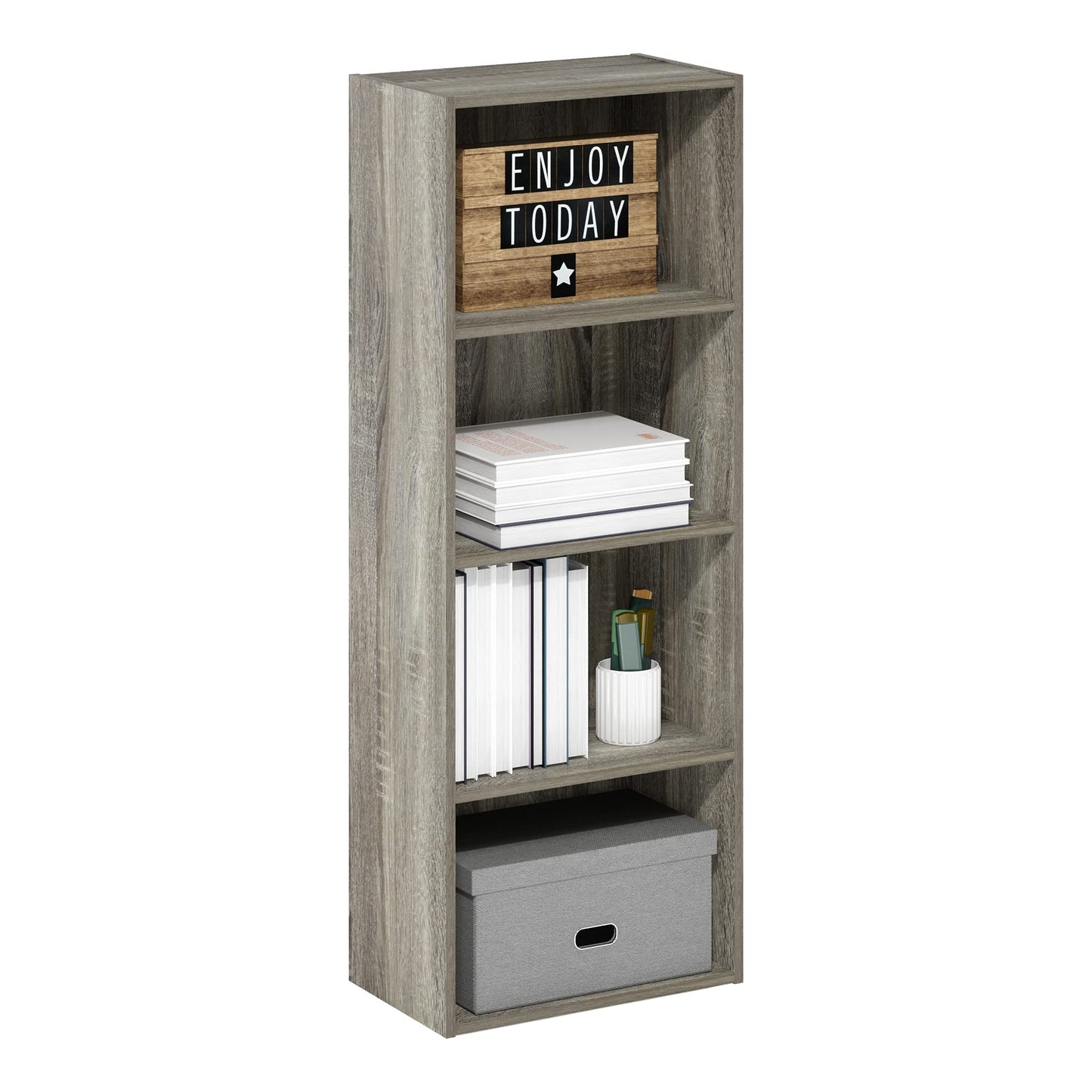 Tiered Storage Shelf for Office and Home Organization