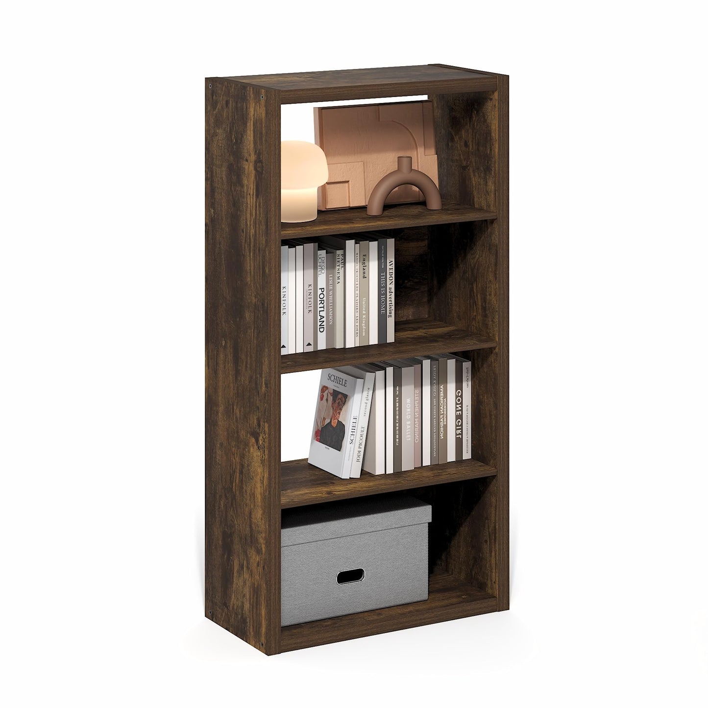 Tiered Storage Shelf for Office and Home Organization