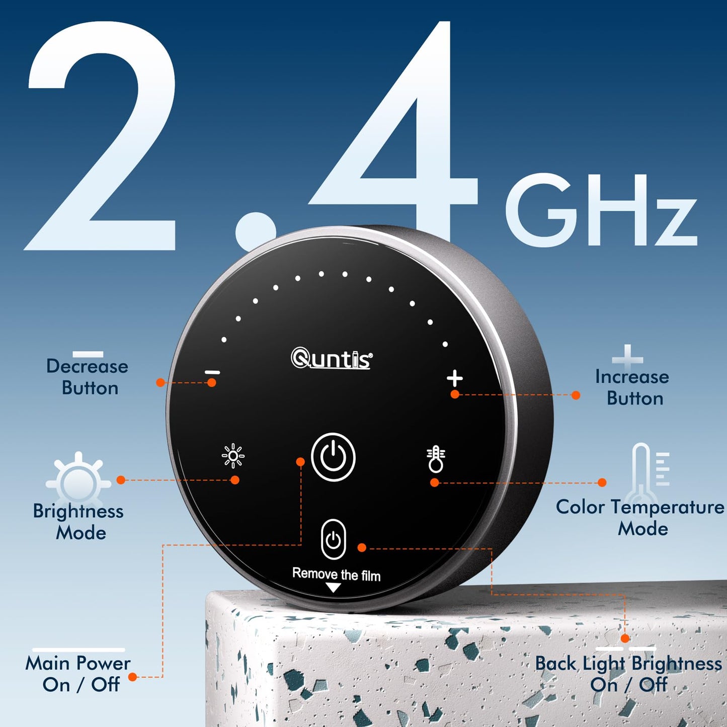 Quntis Monitor Light Bar with Backlight