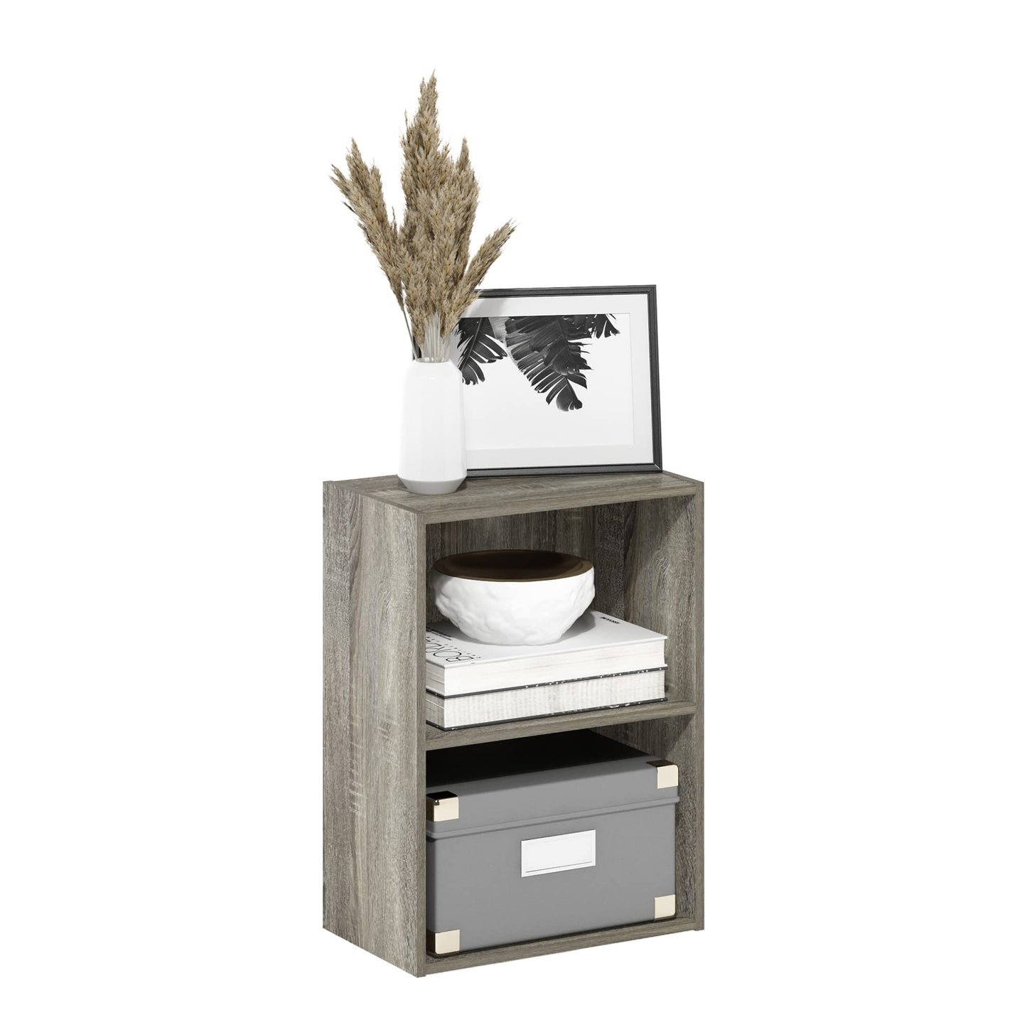 Tiered Storage Shelf for Office and Home Organization