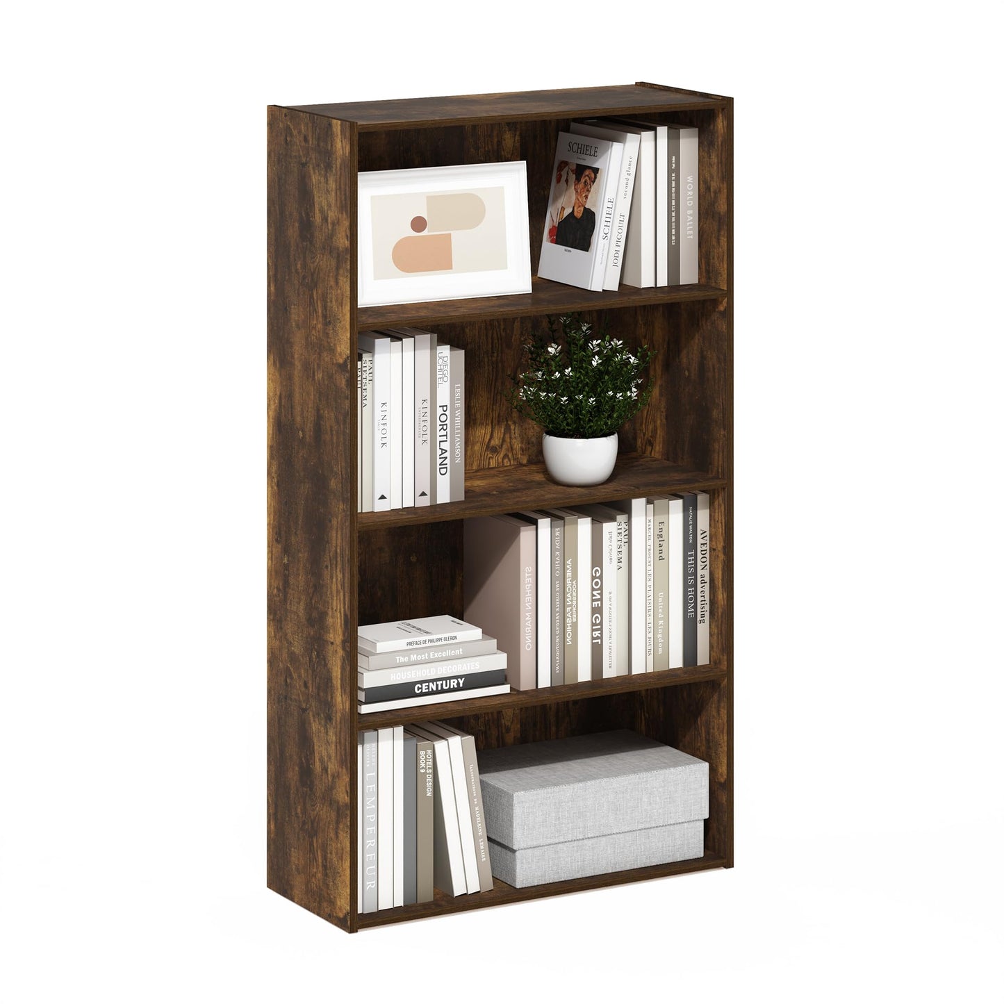 Tiered Storage Shelf for Office and Home Organization