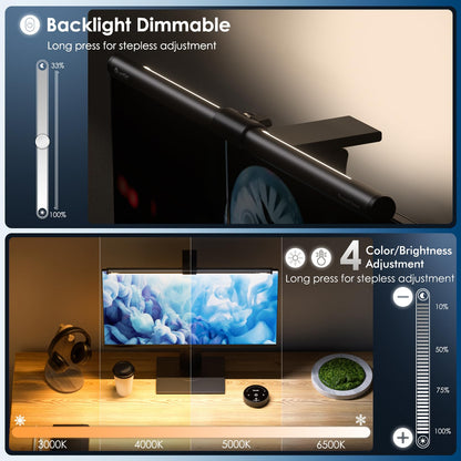 Quntis Monitor Light Bar with Backlight