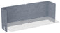 L-Shaped Desk Privacy Panel with Acoustic Divider Design