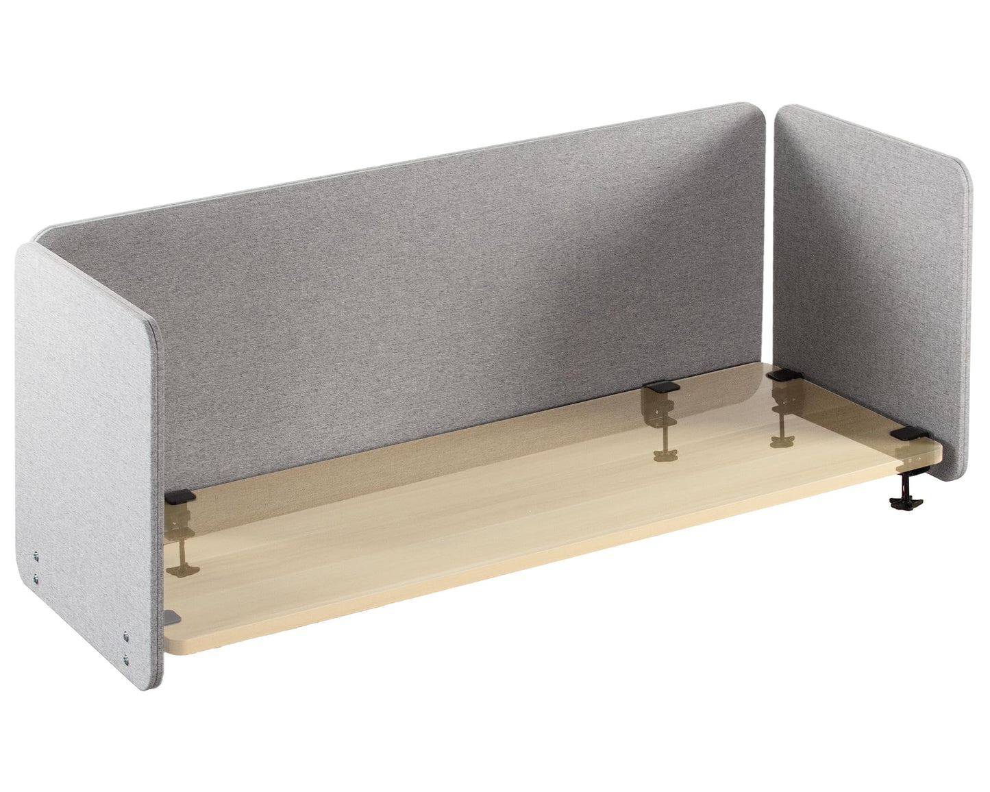 VIVO Freestanding Privacy Panel, Cubicle Divider, Acoustic Wall Partition