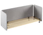 VIVO Freestanding Privacy Panel, Cubicle Divider, Acoustic Wall Partition