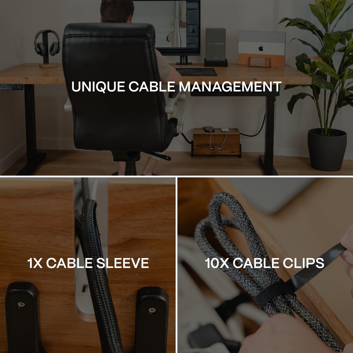 Extra Large Cable Management Box for Desk Wire Organization
