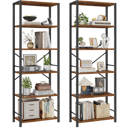 Furologee Tall Narrow Bookshelf