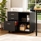 VINGLI Wood File Cabinet for Home Office