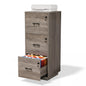 VINGLI Wood File Cabinet for Home Office