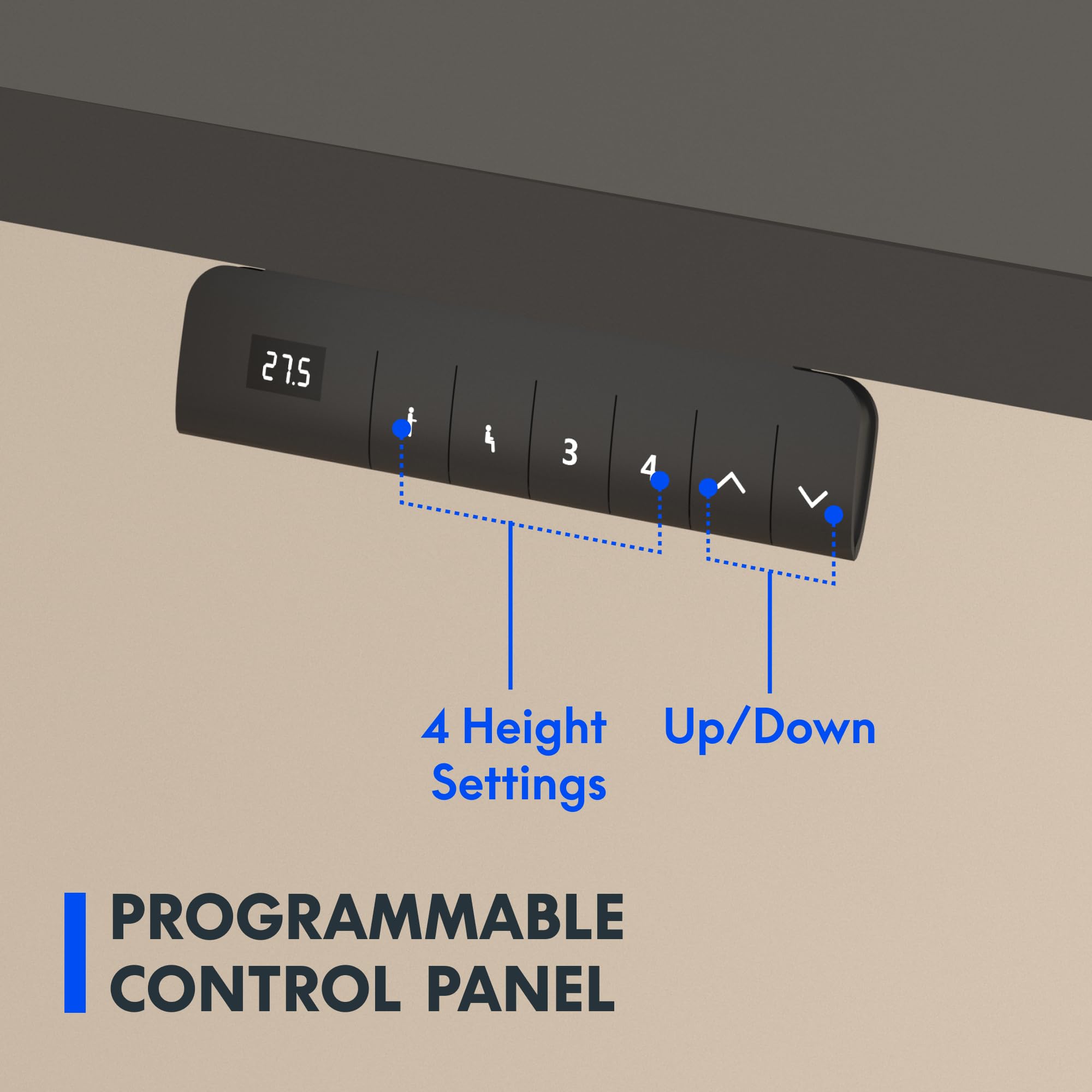 Electric Standing Desk with Dual Motor Height Adjustment
