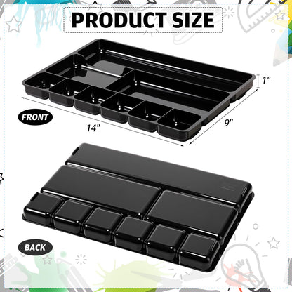 Desk Drawer Organizer Tray with 9 Storage Compartments for Office Supplies