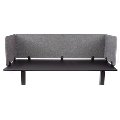 Clamp-On Acoustic Desk Divider Panel for Privacy & Noise Reduction
