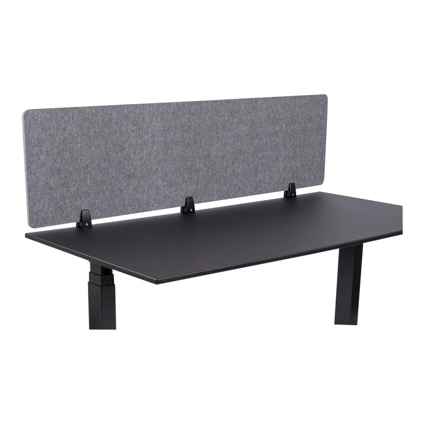 Clamp-On Acoustic Desk Divider Panel for Privacy & Noise Reduction