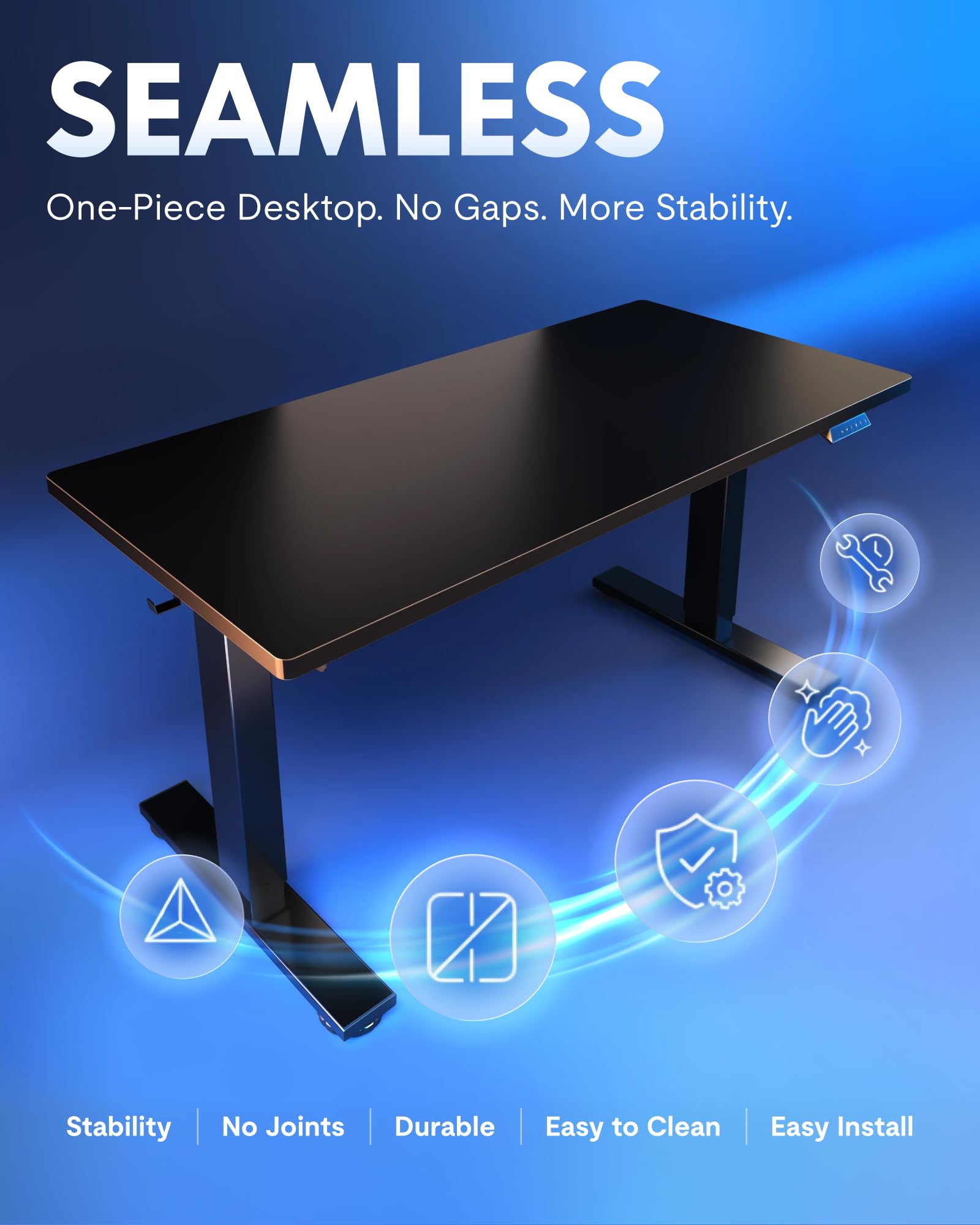 Electric Standing Desk with Memory Presets & Adjustable Height