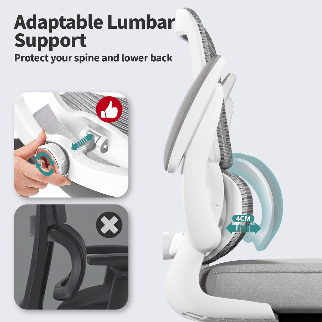 Ergonomic Mesh Office Chair with Adjustable Lumbar Support