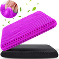 Large Gel Seat Cushion with Breathable Cover for Office Chairs
