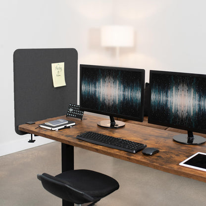 VIVO Freestanding Privacy Panel, Cubicle Divider, Acoustic Wall Partition