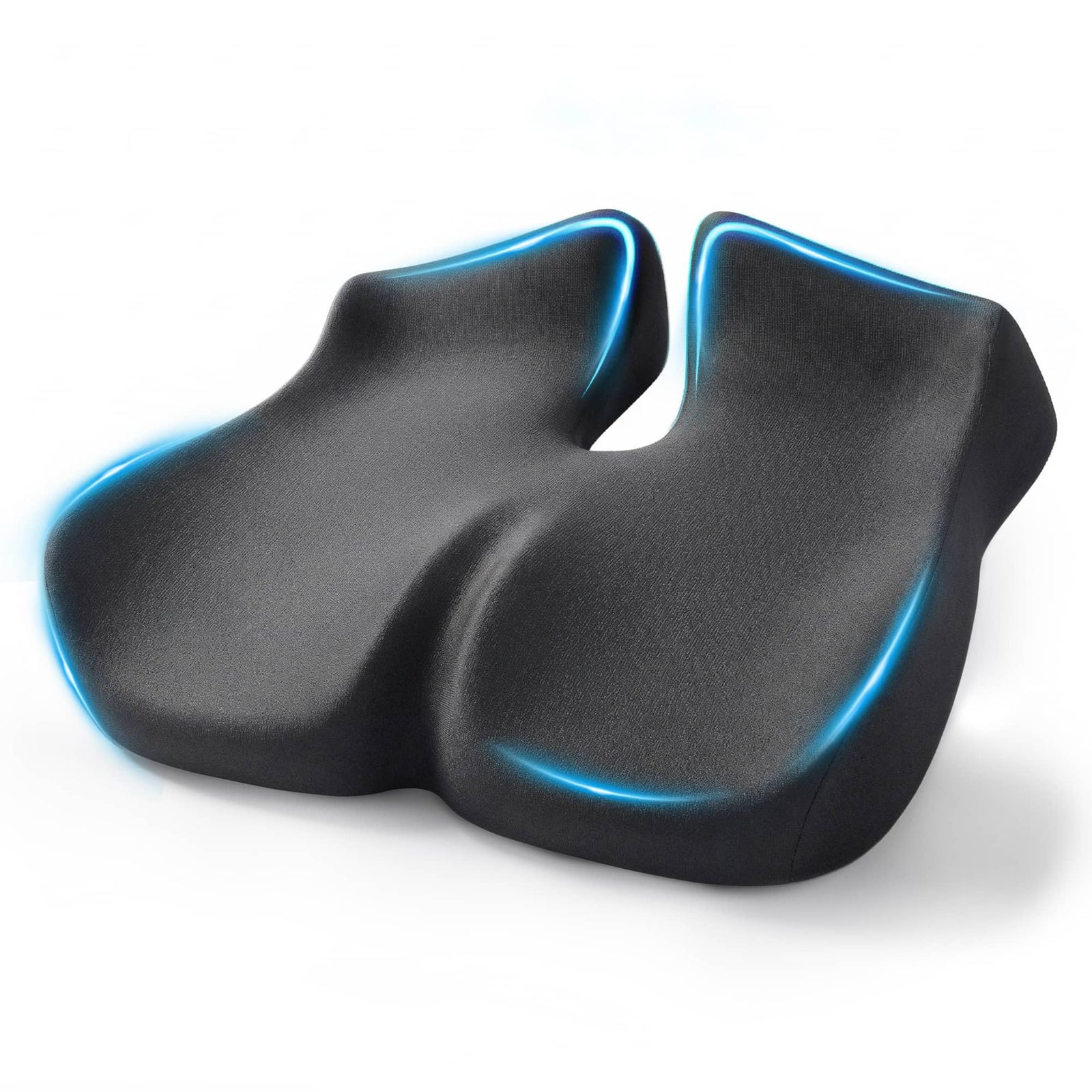 Coccyx Seat Cushion with Pressure Relief Support for Office Chairs