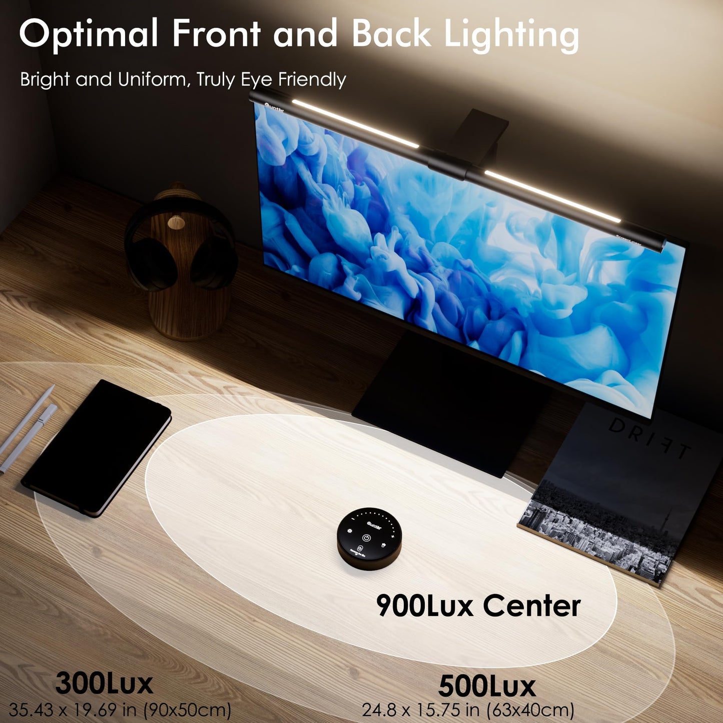 Quntis Monitor Light Bar with Backlight