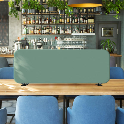 Freestanding Desk Divider Panel for Office Privacy & Workspace Separation