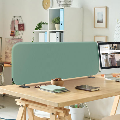 Freestanding Desk Divider Panel for Office Privacy & Workspace Separation