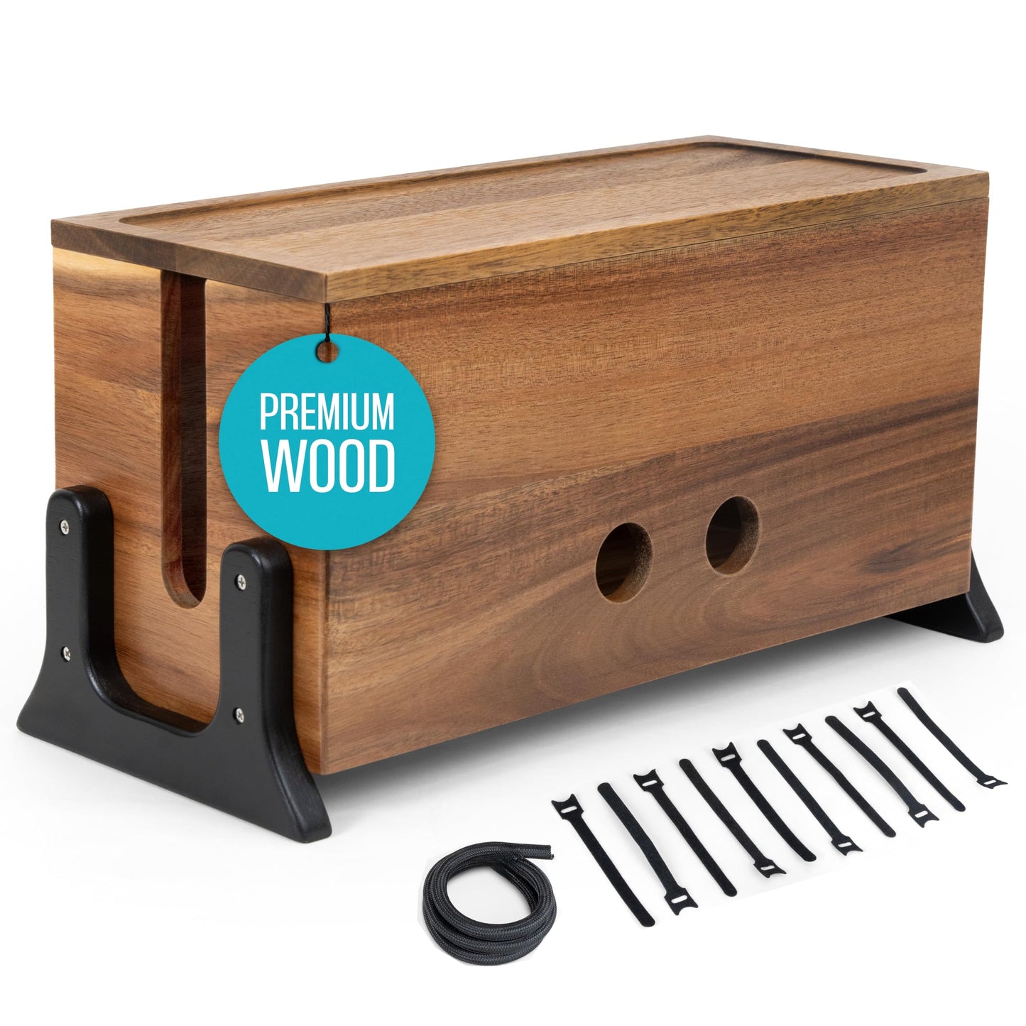 Extra Large Cable Management Box for Desk Wire Organization