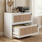 HOPUBUY 2 Drawer File Cabinet with Lock, Printer Stand Lateral