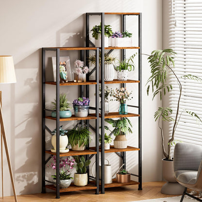 Furologee Tall Narrow Bookshelf