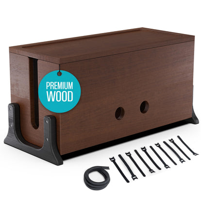 Extra Large Cable Management Box for Desk Wire Organization