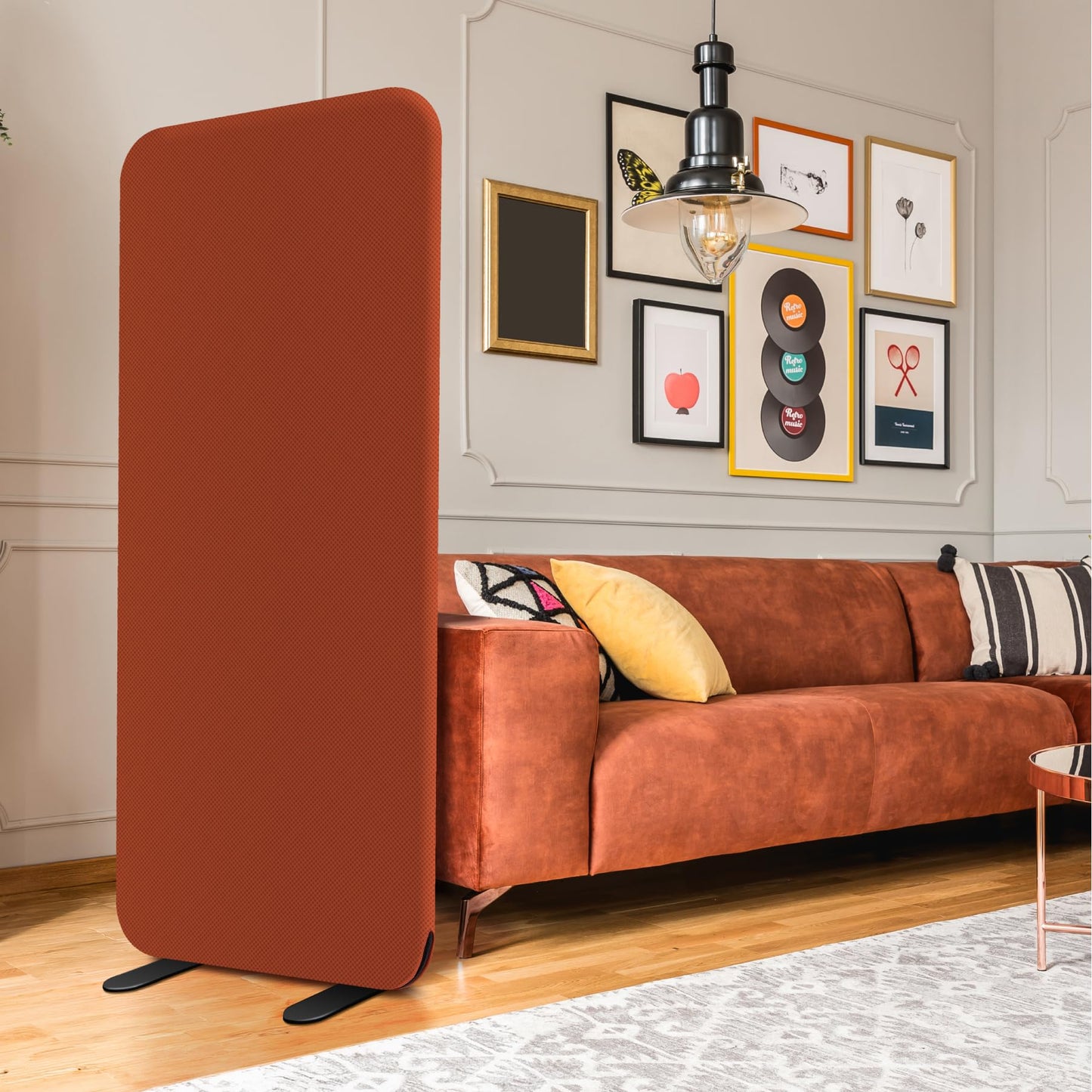 DECOLAB Standing Room Divider, Room Partition Panel, 29"x65"