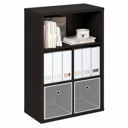 Tiered Storage Shelf for Office and Home Organization