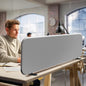 Freestanding Desk Divider Panel for Office Privacy & Workspace Separation
