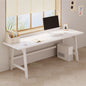 IOTXY Solid Wood Writing Table - Minimalist PC Computer Desk