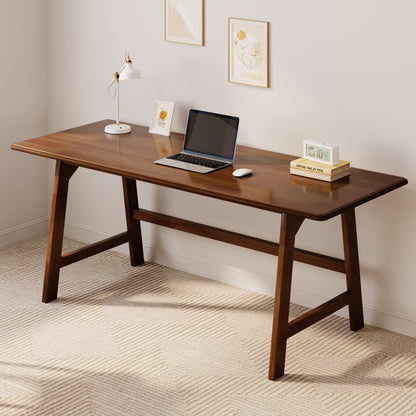 IOTXY Solid Wood Writing Table - Minimalist PC Computer Desk