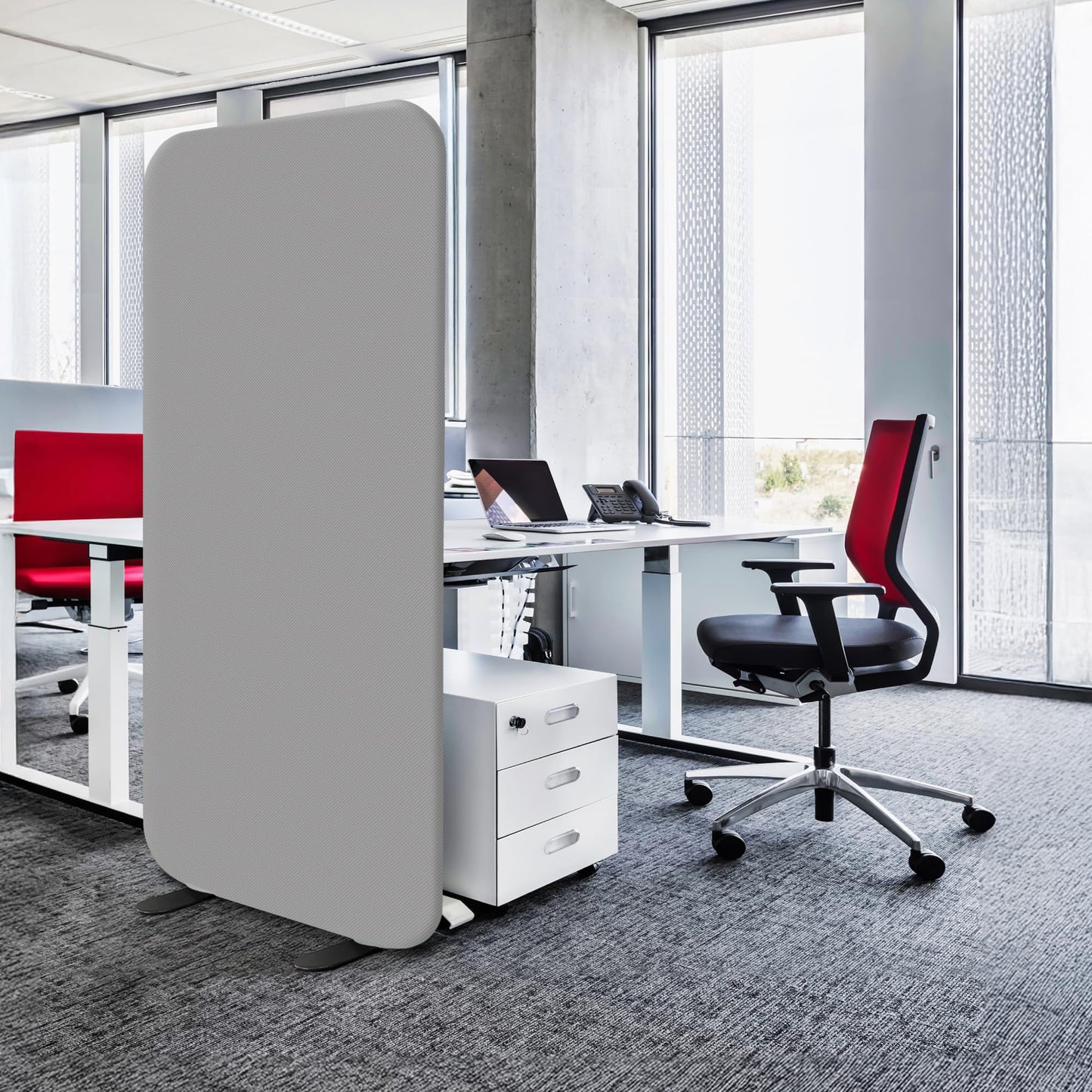 DECOLAB Standing Room Divider, Room Partition Panel, 29"x65"