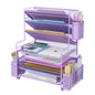7 Tier Desk File Organizer with Paper Tray & Pen Holder
